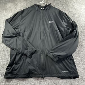 Nike Jacket Mens Large Black Storm FIT Victory Full Zip‎ Golf DA2867-010